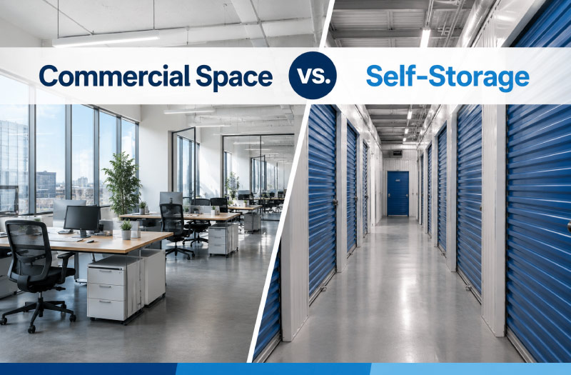 Storage Units vs. Commercial Rent: Which is Better for Your Visalia Business?